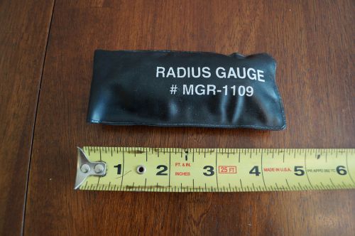 Procheck MGR1109 1/32 to 1/4&#034; 30 Pieces Radius Gauge Set