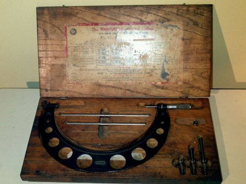 Starrett 6&#034;-9&#034; caliper micrometer part no. 224 set b 7&#034; for sale