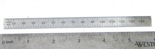 STARRETT MACHINIST 150 MM FLEXABLE RULE TOOL DIE MAKER NO C331 5 7/8&#034; LONG