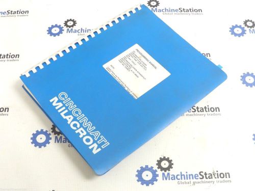 PROGRAMMING MANUAL CINCINNATI MILACRON CINTURN TURNING CENTERS 1200 SERIES