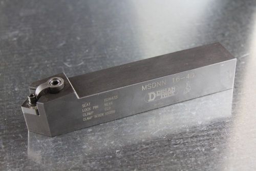 DORIAN INDEXABLE TURNING &amp; FACING TOOL HOLDER 1&#034; SHANK MODEL MSDNN-16-4D