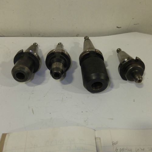 (4) Cat 40 CNC Tool Holders