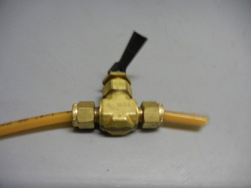 Swagelok Nupro Whitey Brass Toggle Valve B-1GS4 1/4&#034;