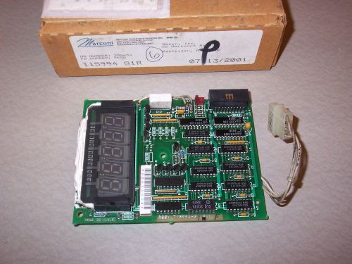 GILBARCO MARCONI T15994-G1R PPU DISPLAY BOARD CORE