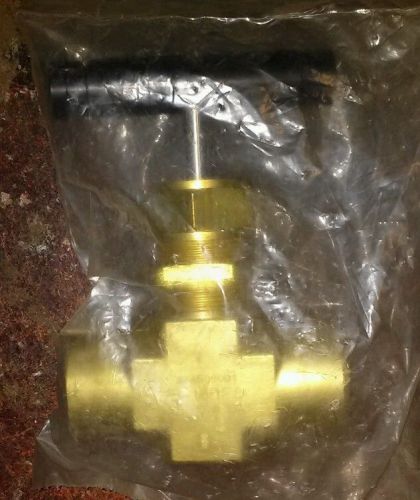 NEW! 1/2&#034; fnpt Swagelok / Whitey Needle Valve B-18RF8. Brass 3000 psi