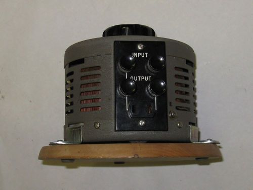 VARIABLE TRANSFORMER  RIKO SLIDE TRANS  TYPE RSA 10 50/60 HZ  MAX 10A 1KVW