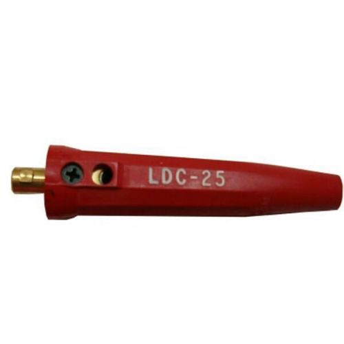 Lenco 05424 Ldc-25 Male Red Dinse Style Cable Connector