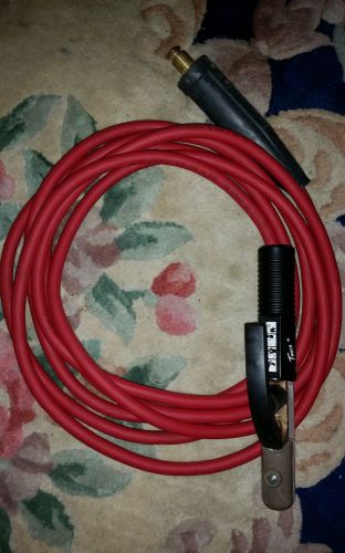 13&#039; red arctic flex welding stinger. 200 Amp Tweco electrode holder. New