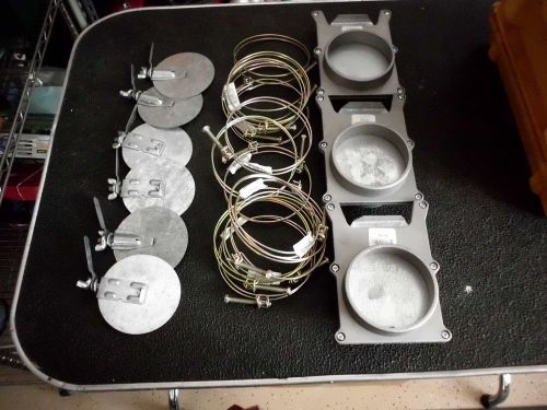 4&#034; CAST ALUM BLAST GATE DUST COLLECTORS BLAST GATES PLUS EXTRAS