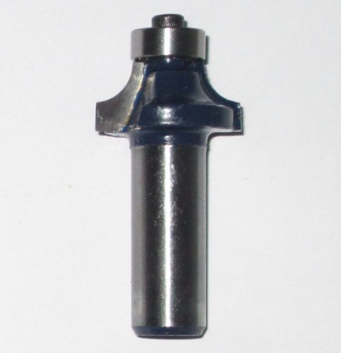 1/4&#034; ROUND-OVER ROUTER BIT W/ 1/2&#034; SHANK &amp; CARBIDE TIP (TCT) [CORNER ROUNDOVER]