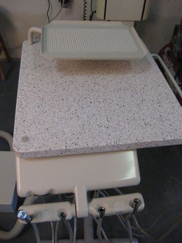 A DEC 2671 Dental Cart Stone Worksurface