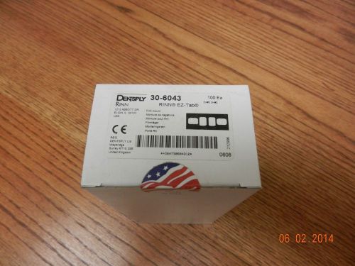 Dentsply # 30-6043 RINN EZ-Tab Film Mount. NEW 100 pieces