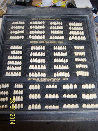 dental lab nuform ventige  Teeth box damaged teeth Ar OK