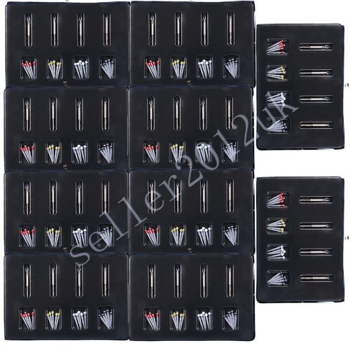 10 packs dental promotion fiber resin post &amp; 4-drill screw thread quartz aaa+++ for sale