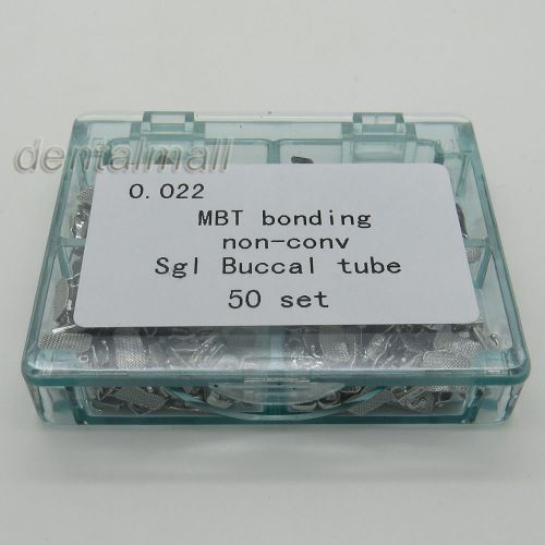 50 Sets Dental Non-Con Bonding Mbt Slot 022 1st Molar Single Buccal Tubes