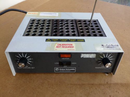 Fisher Scientific dry bath incubator with 3 dry heat blocks 11-718-4