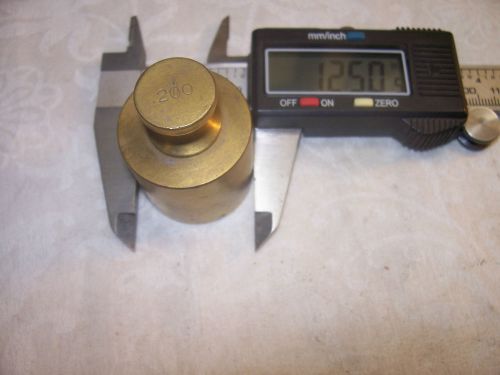 Calibration Weight, Vintage Brass 200g Adjustable Weight