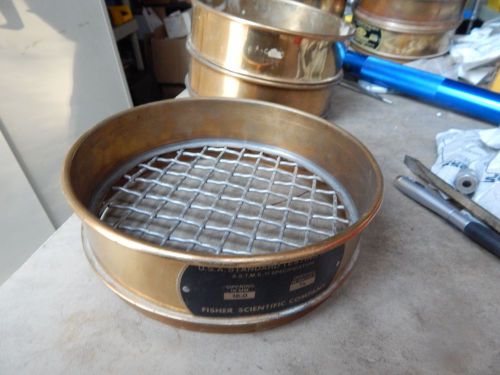 U.s.standard testing sieve&#034;fisher scientific --5/8&#034; for sale