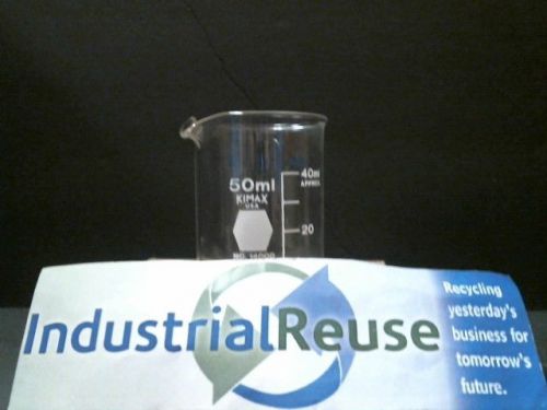 Kimax 50 No. 14000 Graduated Beaker Scientific Lab Glass Chemistry