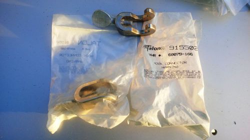 5 VWR 60079-166 TALON HOOK CONNECTOR NICKEL-PLATED ZINC NEW IN BAG