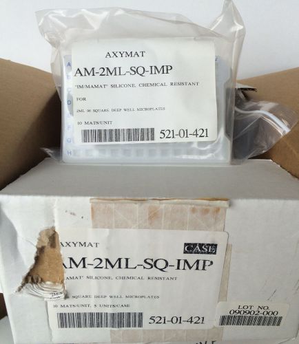 NEW Box of 50 Axymat AM-2ML-SQ-IMP &#034;IM/MAMAT&#034; Silicone Chemical Restraint