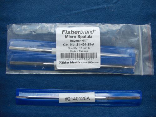 Fisher Scientific Micro Spatula Hayman 6 1/4&#034;, lot of 7