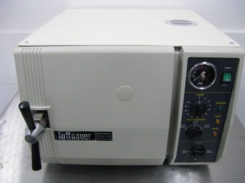 Tuttnauer 2340M Autoclave Steam Sterilizer Fully Refurbished w/6 Month Warranty