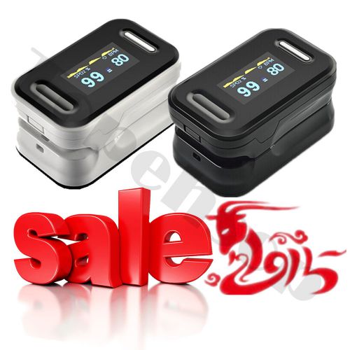 Dual Alarm OLED Fingertip oxymeter spo2,PR monitor Blood Oxygen Pulse Oximeter