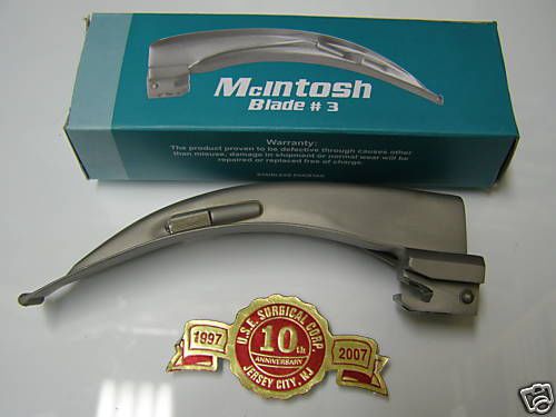 1Laryngoscope Macintosh Blade EMT Anesthesia Intubation