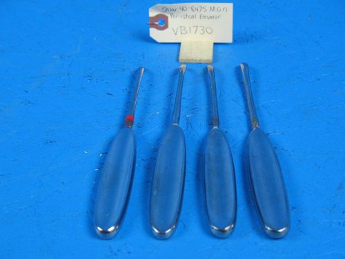 Lot of four (4) sklar 40-8475 medical instrument periosteal elevator bone or for sale