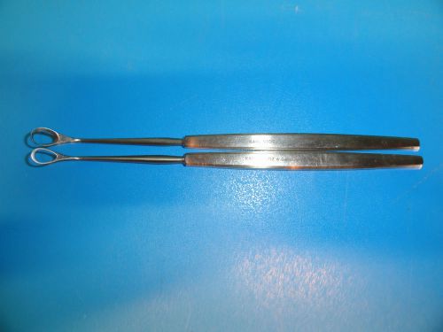 Bausch &amp; Lomb Storz 629701 &amp; 629702 Antrum Curette, Forward Cutting, Large 19CM