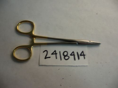 MAYO-HEGAR NEEDLE HOLDER TC, SERRATED/SOLID &#034;5 1/2&#034;