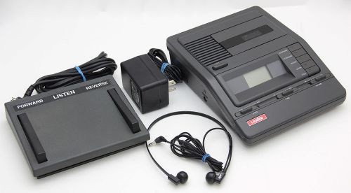 Lanier VW-210 Microcassette Dictation Transcription Machine w/ Headset &amp; Pedal