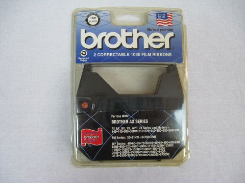 Brother Package Of 2 Correctable 1030 Film Ribbons 1230 Black AX Series