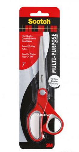 3M Scotch Multi Purpose SCISSOR 7 &#034; Stainless Steel 10 Years Warranty