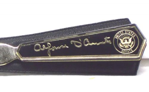 LETTER OPENER from United States Senator ALFONSE D&#039;AMATO of New York