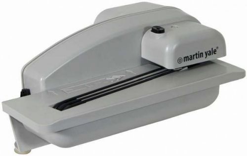 Brand New Martin Yale 1628 Automatic Desktop Letter Opener Gray