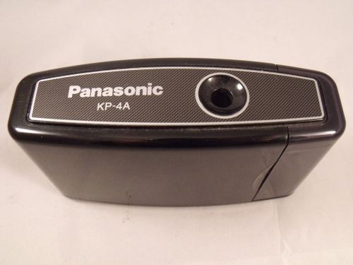 PANASONIC KP-4A BLACK Electric Pencil Sharpener matsushita battery powered AA :)