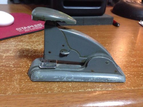 swingline speed stapler 3 antique vintage industrial era grey