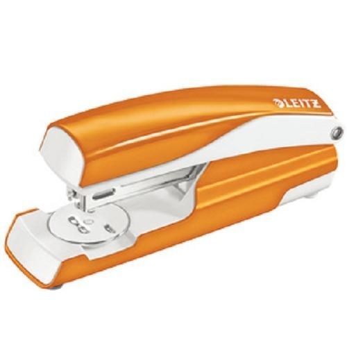 Leitz Heftgerat Nexxt 5002, orange metallic, 30 Blatt, 24/6 26/6 Tacker, Hefter