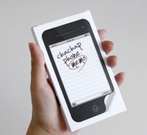 iPhone Adhesive Memo Pad Sticky Note Unique Korea Design Postit  [Chachap]