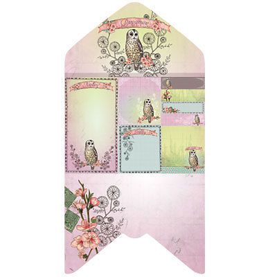 Papaya Owl Dreamer Sticky Notes