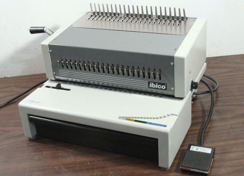 Ibico epk-21 epk21 gbc c800 pro binder punch bind comb binding machine – tested! for sale