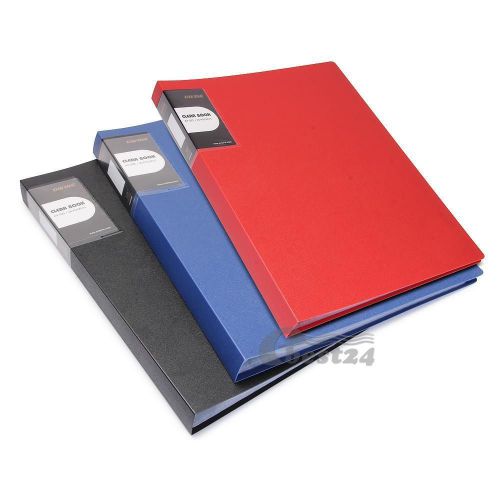 A4 Display Book File Folder Document Portfolio Business Presentation 40 Pages