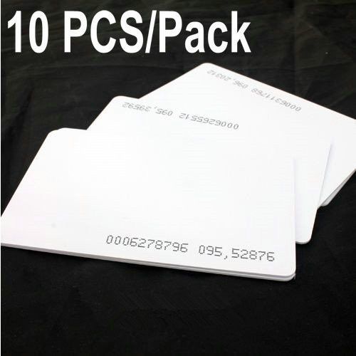 125khz rfid id proximity cards for access control&amp;time attendance clock use new for sale