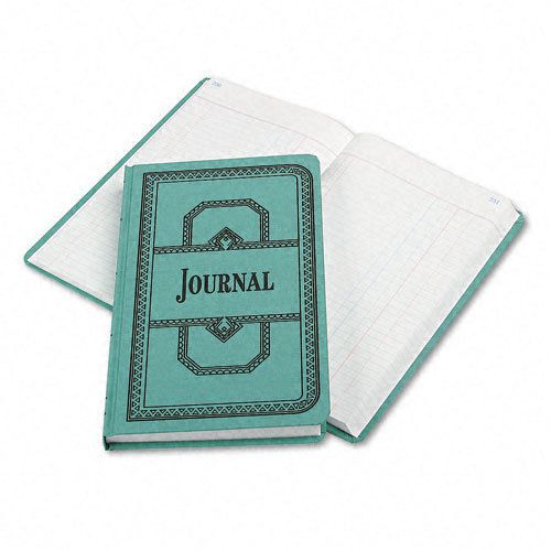 Boorum &amp; pease record/account book, journal rule, blue, 500 pgs, 12 1/8 x 7 5/8 for sale