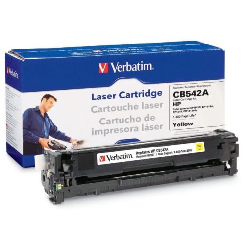 VERBATIM CORPORATION 96967 HP CB542A YELLOW TONR CARTRIDGE