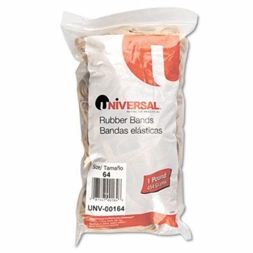 Universal Rubber Bands, Size 64, 3-1.2 x 1/4, 320 Bands/1lb Pack (UNV00164)