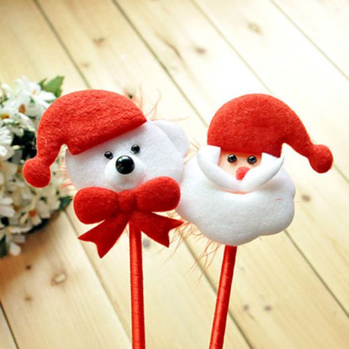 Cute Ballpens Christmas Santa Claus Bear Gifts Creative Cartoon Ball-Point Pen