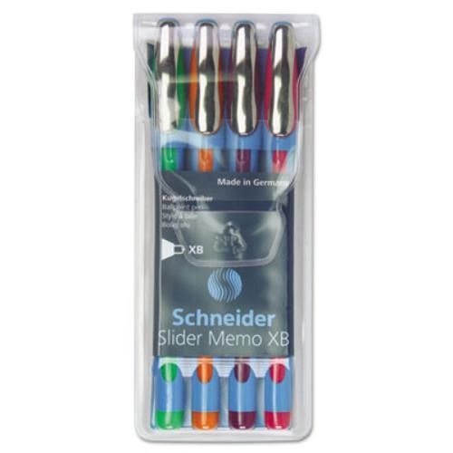 Stride 150295 Memo Ballpoint Pens, 1.4 Mm, Assorted Ink